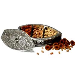 Silver Dry Fruits Box